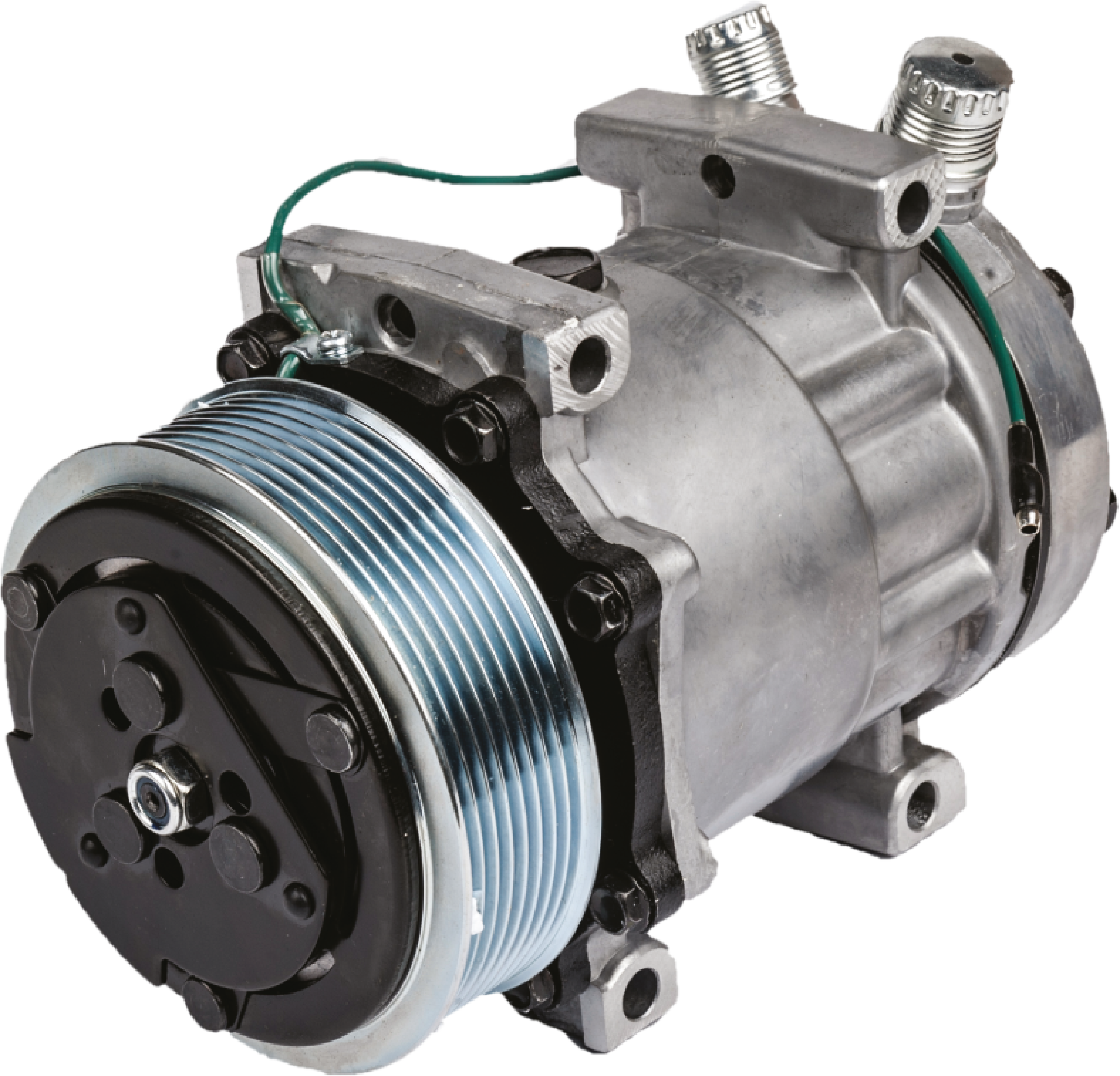 KOMPRESÖR 7H15 8PK 24V ÜSTTEN ÇIKIŞ (EAR UP)