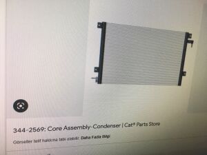 KONDENSER CAT / VOLVO İŞ MAKİNESİ