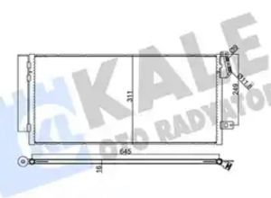 KONDENSER FIAT DOBLO 1.3 - 1.6 JTD / 2010 SONRASI