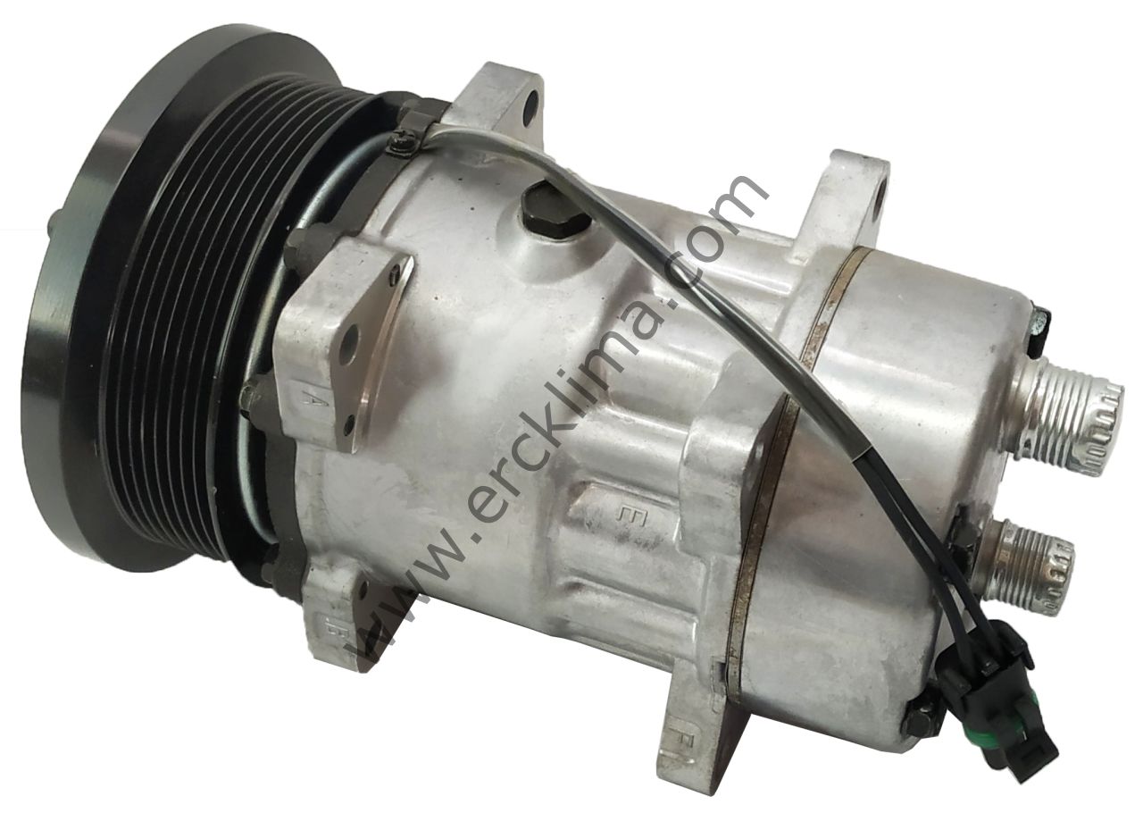 KOMPRESÖR 7H15 İŞMAK 8PK ARK.ÇIKIŞ 12V (4637)