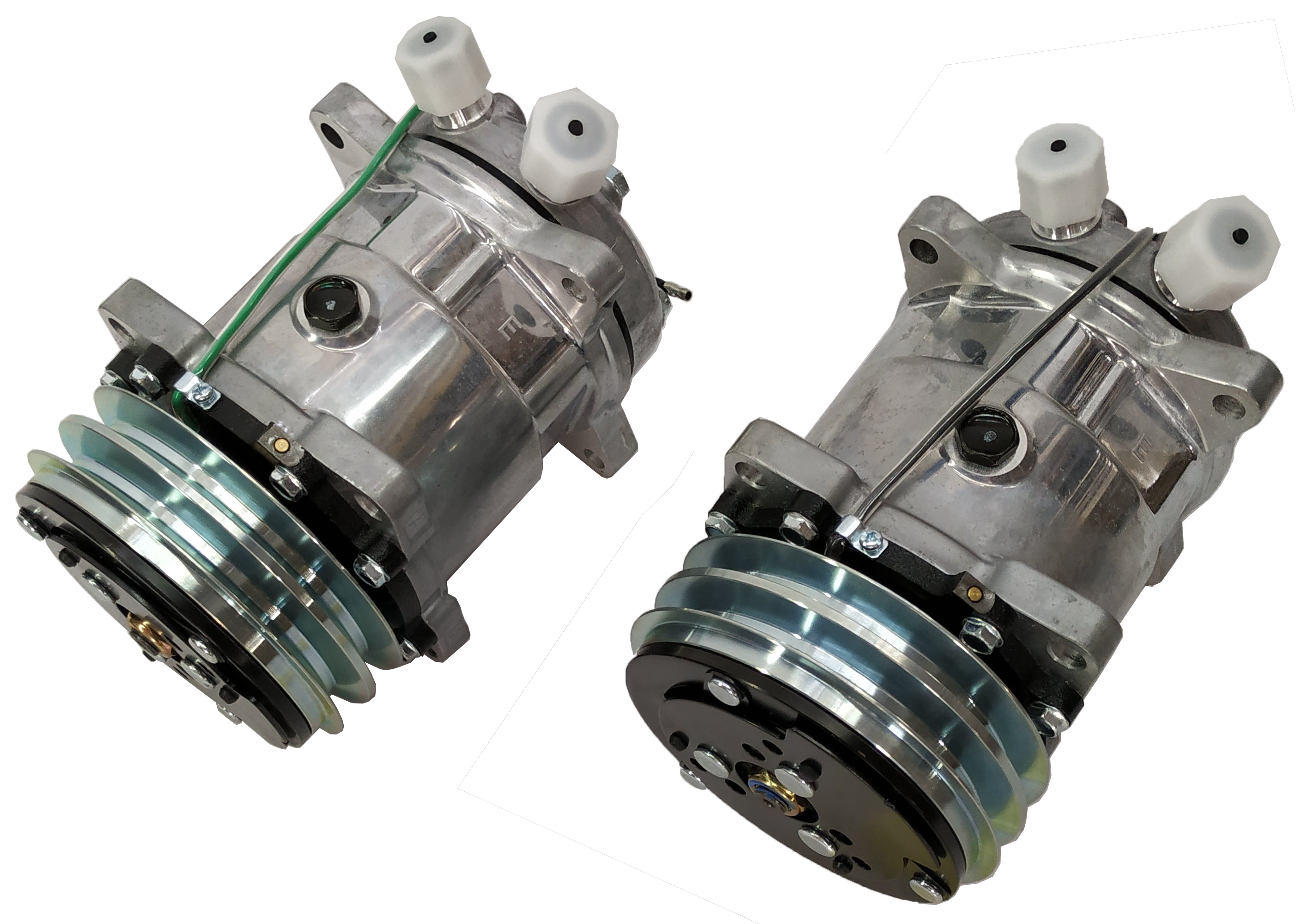 KOMPRESÖR 5H14 2PK 12V ÜSTTEN ÇIKIŞ 404 GAZ